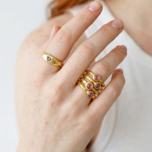 Chocolate Diamond Chonky Ring