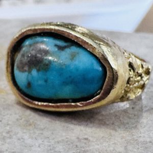 Fierce Bisbee Turquoise Ring size 10