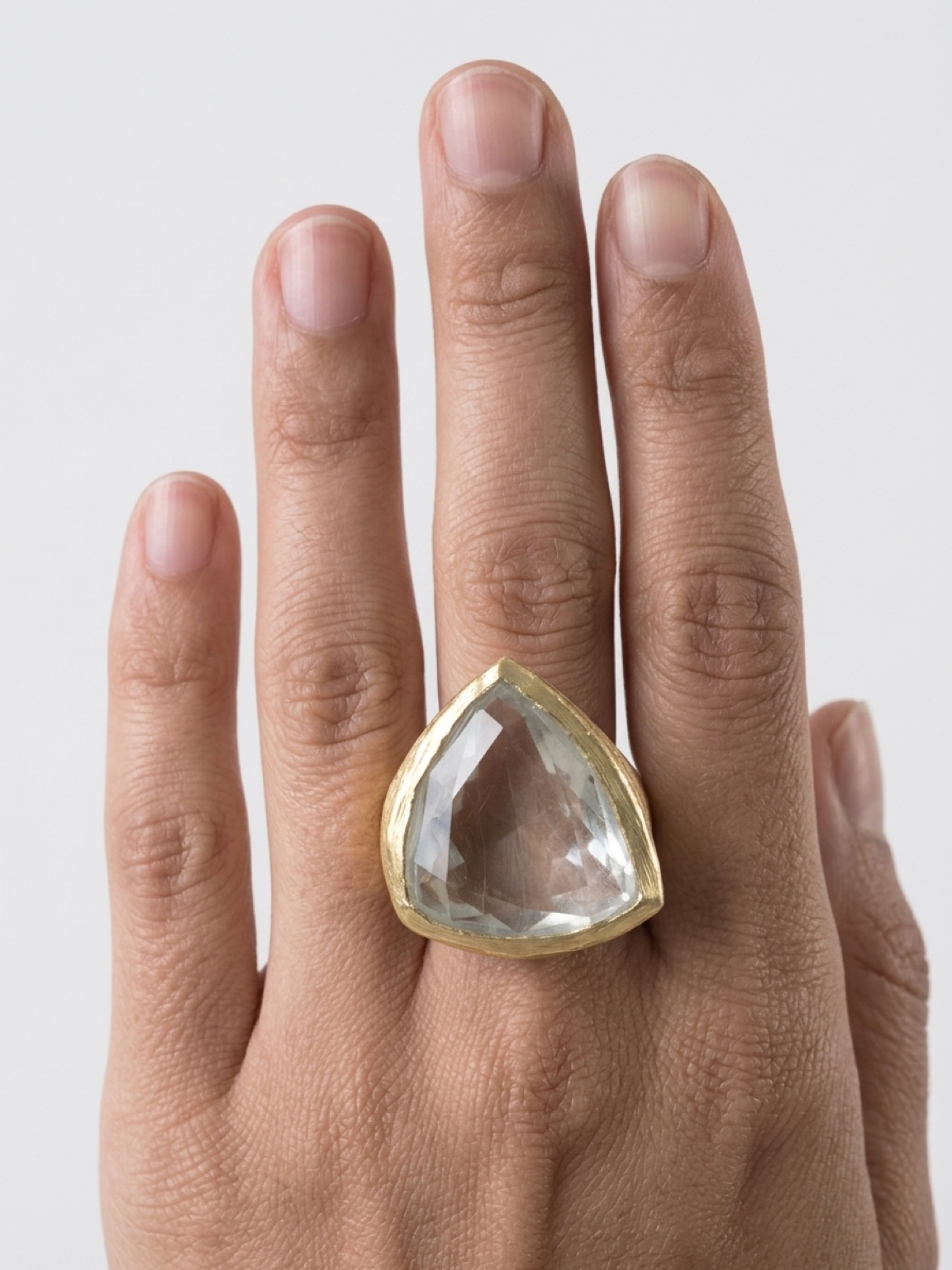Rain Aquamarine Ring size 6 - Image 2