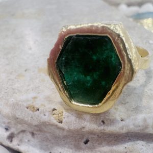 Whisper Emerald Ring size 6