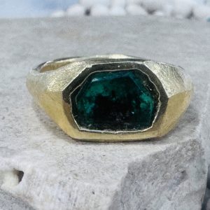 The Color of Love Emerald Ring size 7