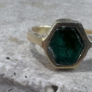 Go Green Emerald Ring size 8