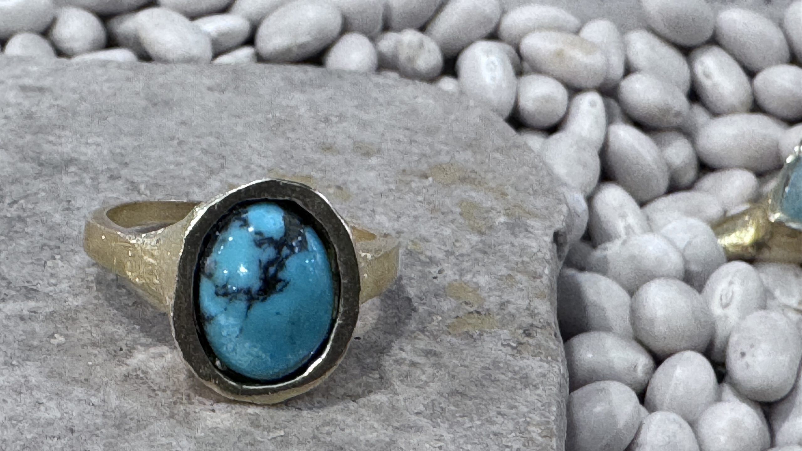 Go West Bisbee Turquoise Ring size 7 - Image 4