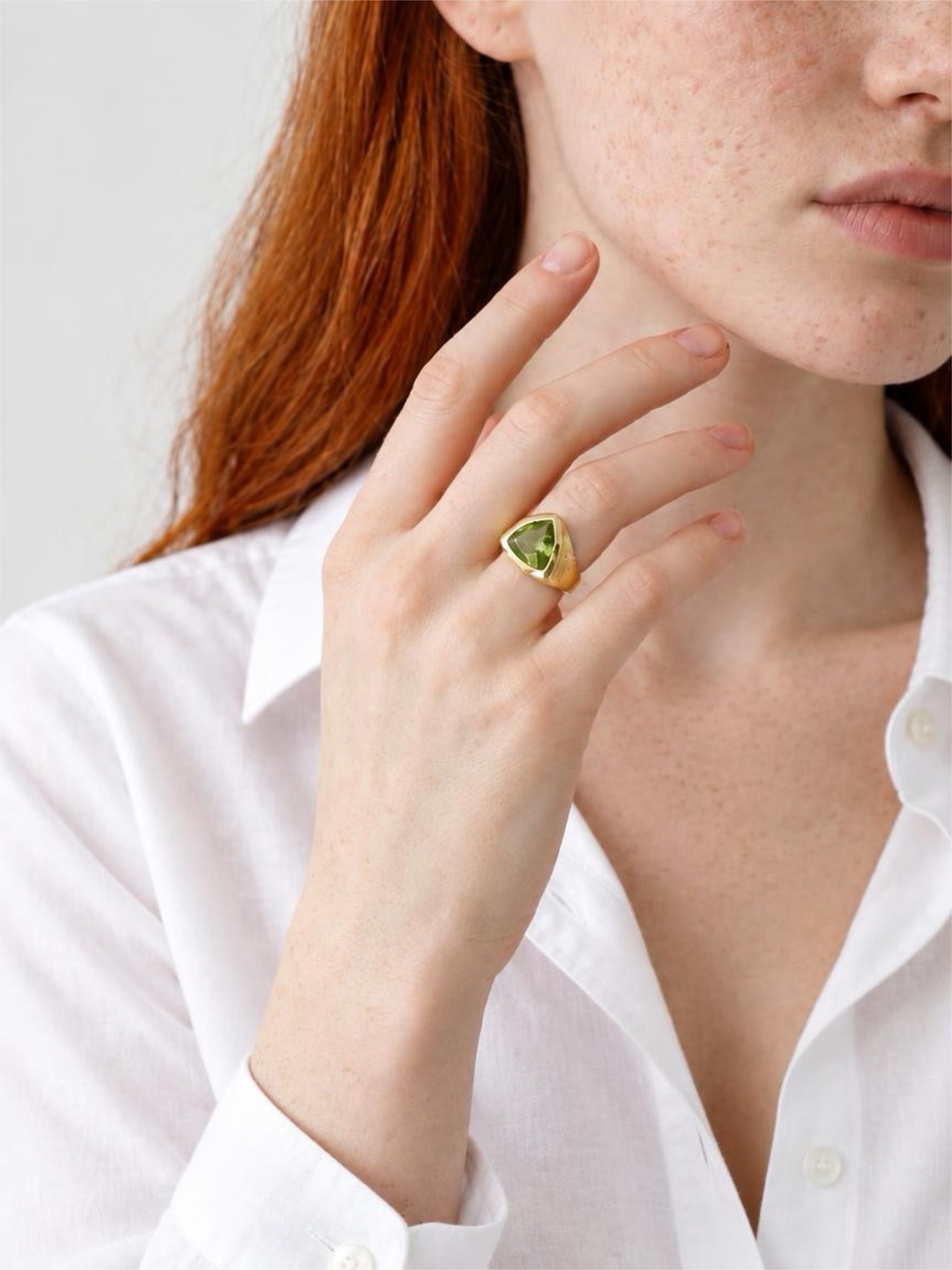 New Beginnings Peridot Ring size 6
