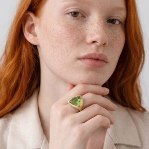 Balance Peridot Ring size 6.5